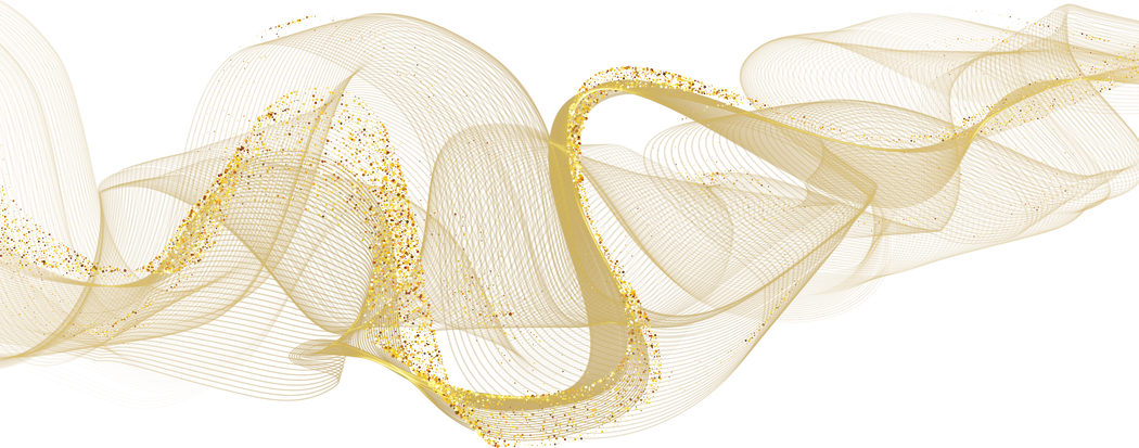 Gold Abstract Wave Lines